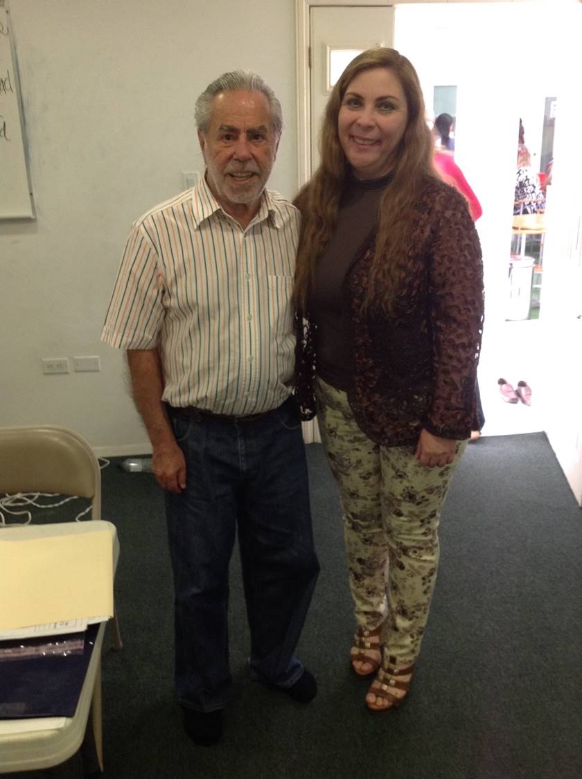 Elsa Taboada y Rodolfo Treviño en un encuentro profesional