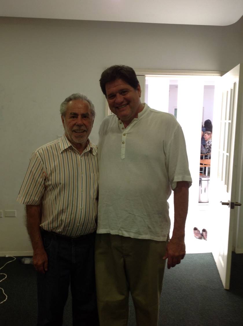 Rodolfo Treviño con el Dr. Celedonio Castanedo Secadas