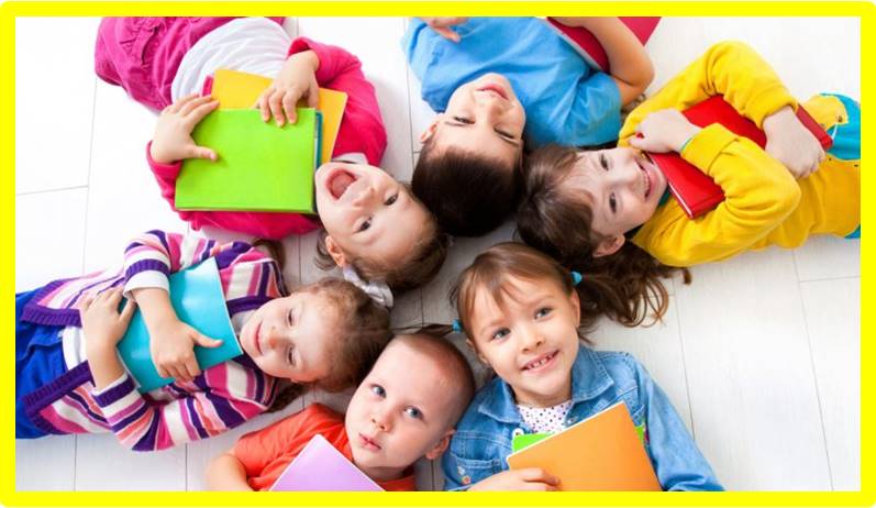 Libro abierto como metáfora de cuentos infantiles